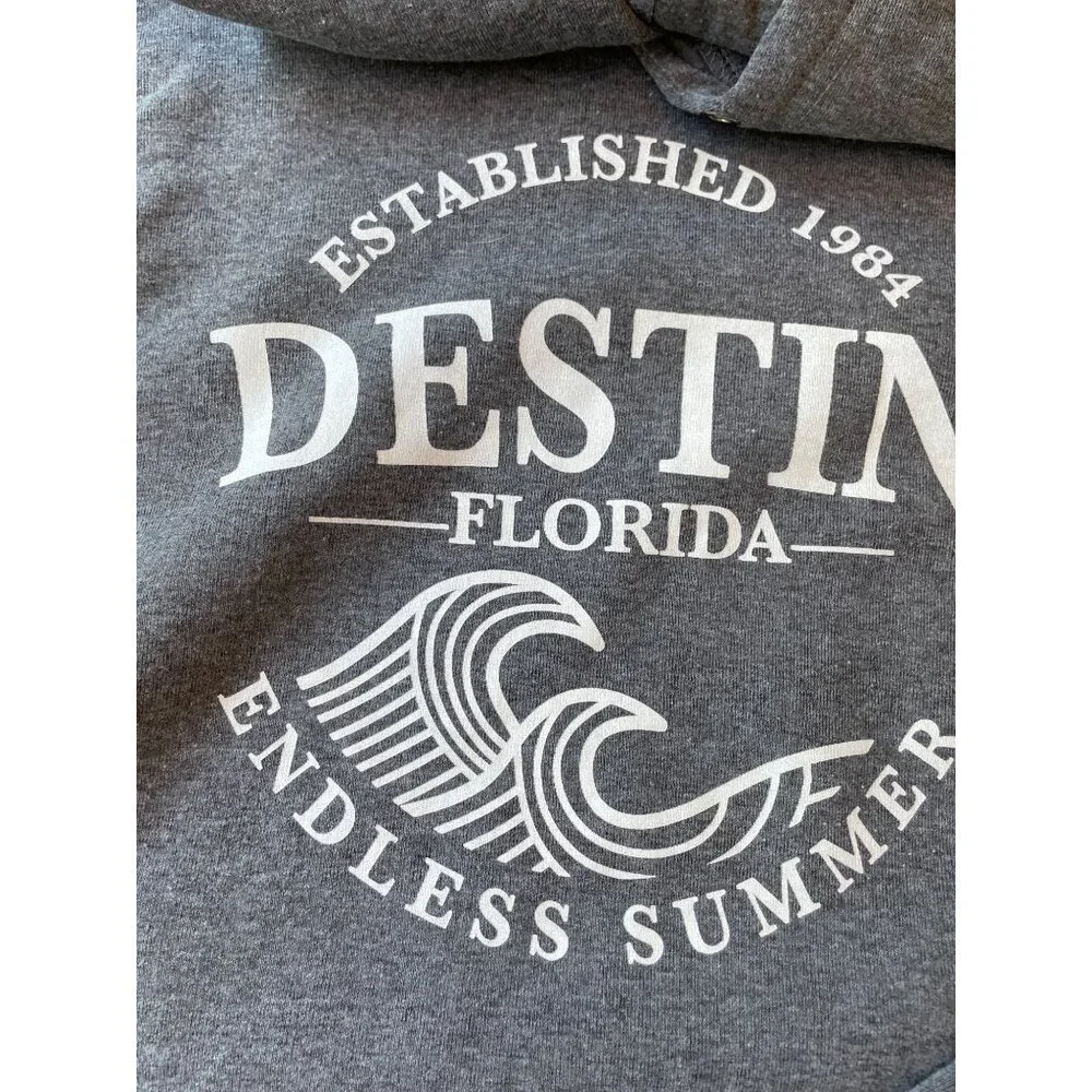 Avenue 1975 New York Destin Florida Endless Summer Hoodie M